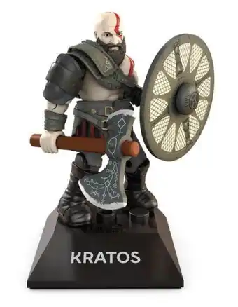 Juguetrón Mega construx god of war figura de kratos oferta