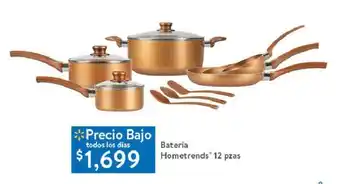 Walmart Batería Hometrends® 12 pzas oferta