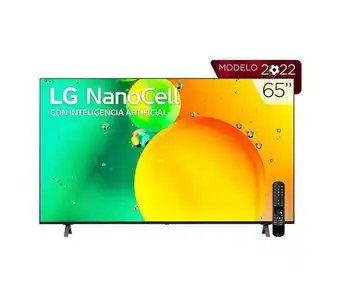 Pantalla lg 65nano75sqa 65'' led nanocell 4k smart tv