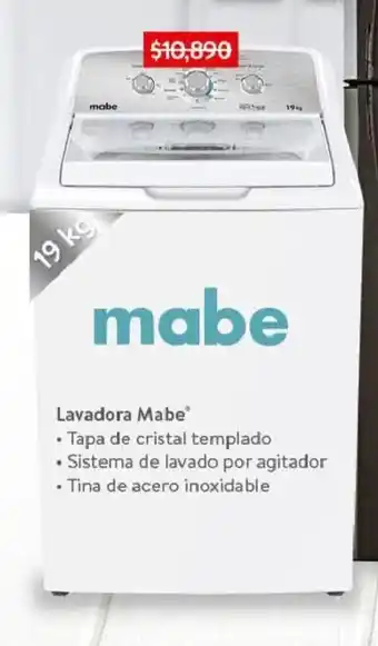 Lavadora Mabe 19 kg