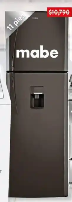 Walmart Refrigerador Mabe Automático con Despachador Black Mate •11 pies oferta