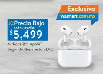 Walmart AirPods Pro Apple® Segunda Generación LAE oferta