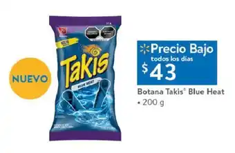 Walmart Botana Takis Blue Heat 200g oferta