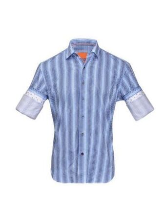 Camisa cuadra para caballero.