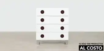 Casa de las Lomas Cómoda domino blanco oferta