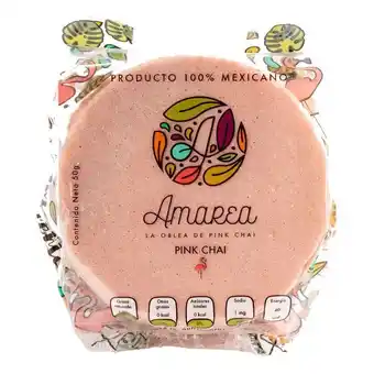 Oblea amarea sabor pink chai