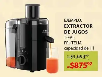 DelSol Extractor de jugos t-fal oferta