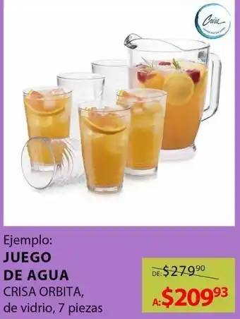 DelSol Juego de agua crisa oferta