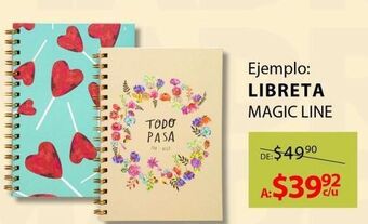 Libreta magic line