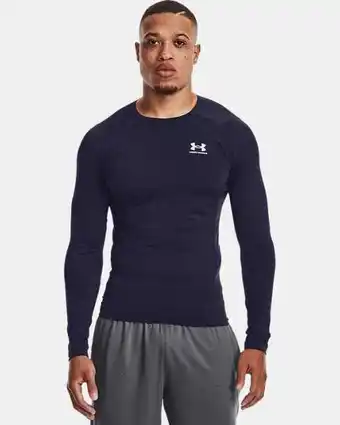 Playera manga larga heatgear® armour para hombre