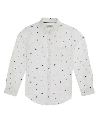 Liverpool Camisa casual piquenique de algodón manga larga para niño oferta