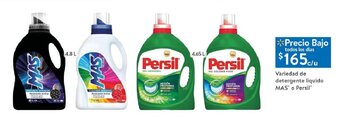 Walmart Variedad de detergente líquido MASⓇ o Persil oferta