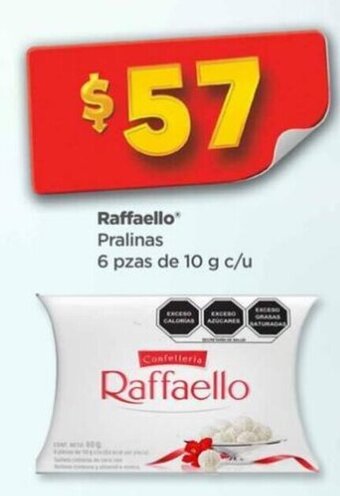 Raffaello Pralinas 6 pzas de 10 g c/u