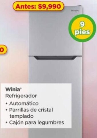 Winia Refrigerador 9 pies