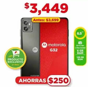 Bodega Aurrerá motorola G32 oferta