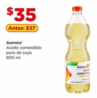 Bodega Aurrerá Aurrera Aceite comestible puro de soya 800 ml oferta