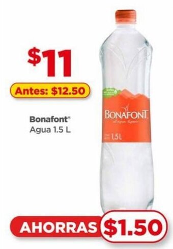 Bodega Aurrerá Bonafont Agua 1.5 L oferta