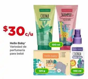 Bodega Aurrerá Hello Baby Variedad de perfumería para bebé oferta
