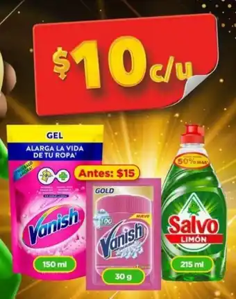 Vanish Gel 150ml / Vanish Gold 30g / Salvo 215ml