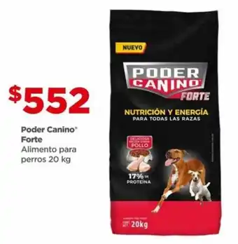 Bodega Aurrerá Poder Canino Forte Alimento para perros 20 kg oferta