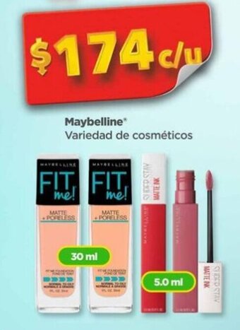 Maybelline Variedad de cosméticos