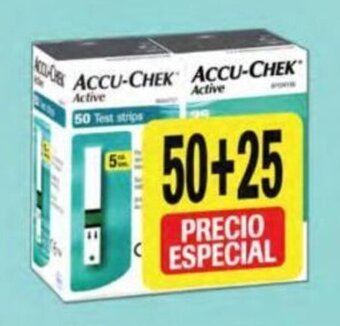 Farmacias Similares Tiras Accu-Chek Active 75 tiras reactivas oferta