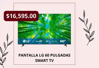 PANTALLA LG 60 PULGADAS SMART TV