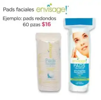 Pads faciales envisage! 60 pzas