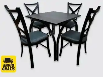 Chedraui Antecomedor Mod. Praga •Mesa y 4 sillas oferta