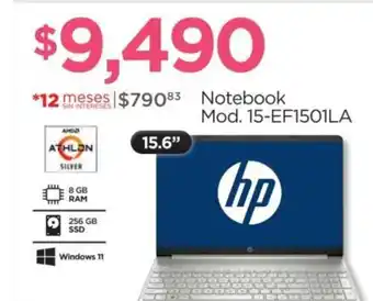Notebook Mod. 15-EF1501LA hp