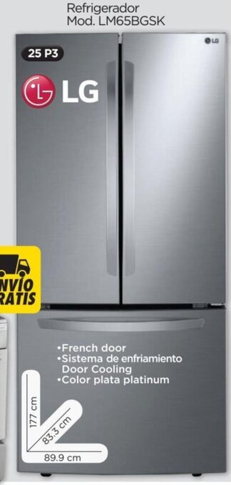 Chedraui Refrigerador Mod. LM65BGSK oferta