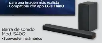 Chedraui Barra de sonido Mod. S40Q *Subwoofer inalámbrico oferta