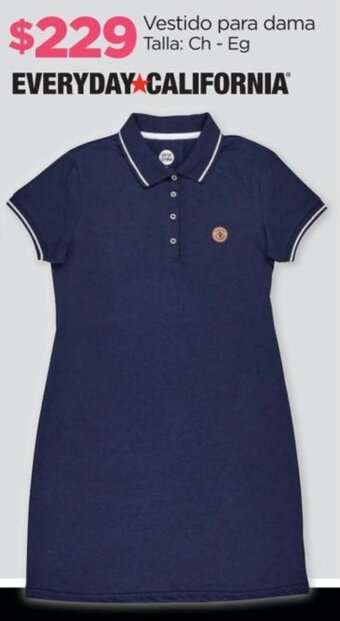 Chedraui Vestido para dama Talla: Ch - Eg EVERYDAY CALIFORNIA oferta