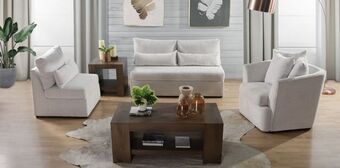 Muebles Dico Sala alize ii blanco 3 piezas oferta