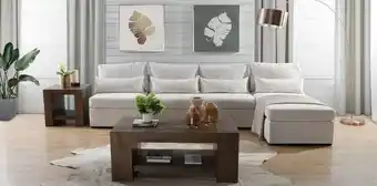 Muebles Dico Sala alize ii blanco 3 piezas oferta