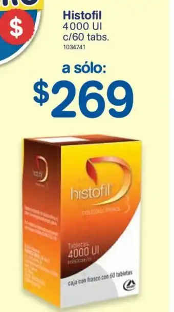 Farmacias Benavides Histofil oferta