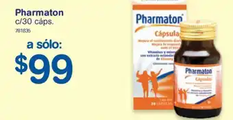 Farmacias Benavides Pharmaton oferta