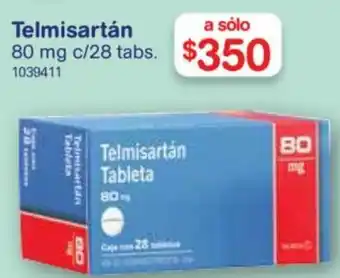 Farmacias Benavides Telmisartan oferta