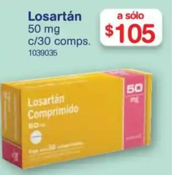 Farmacias Benavides Losartàn 50 mg. oferta