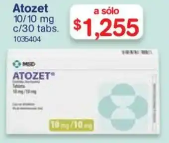 Farmacias Benavides Atozet oferta