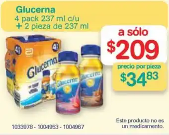 Farmacias Benavides Glucerna oferta
