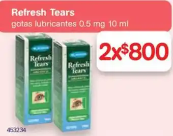 Farmacias Benavides Refresh Tears oferta