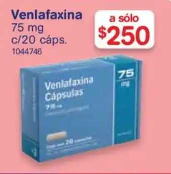 Farmacias Benavides Venlafaxina 75 mg oferta
