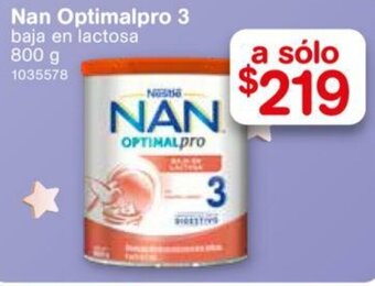Farmacias Benavides Nan Optimalpro 3 800g oferta