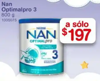 Farmacias Benavides Nan Optimalpro 3 800 g oferta