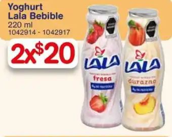 Farmacias Benavides Yoghurt Lala Bebible 220ml oferta