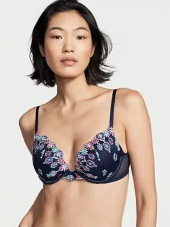 Victoria's Secret Bejeweled embroidery push-up bra oferta