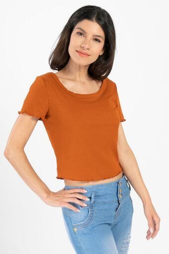 Santory Playera lisa manga corta oferta