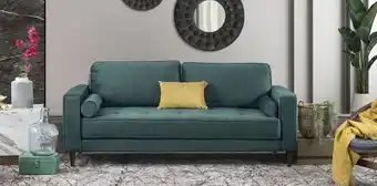 Muebles Dico Sofá 3 plazas arya verde oferta