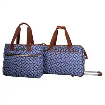Sam's Club Set de maleta duffle y bolsa lily bloom azul oferta
